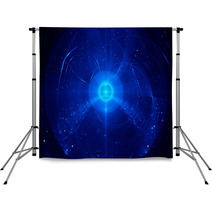 Blue Nebula In Space Backdrops 66087623