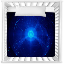 Blue Nebula In Space Nursery Decor 66087623