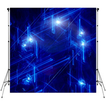 Blue Neon Futuristic Abstract Background Backdrops 67427211