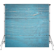 Blue Painted Wood Background Backdrops 90647625
