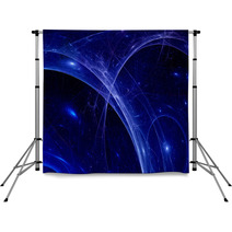 Blue Plasma Rays In Space, Abstract Background Backdrops 68461325
