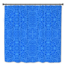 Blue Repeating Pattern Wallpaper Bath Decor 71357011