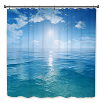 Blue Sky Ocean Bath Decor 67072330