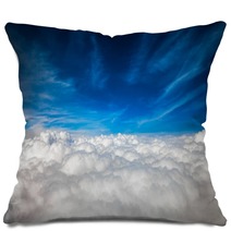 Blue Sky With Clouds Pillows 60559945