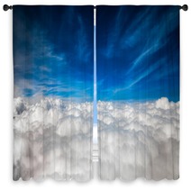 Blue Sky With Clouds Window Curtains 60559945