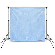 Blue Sparkling Snow Background. Backdrops 57742899