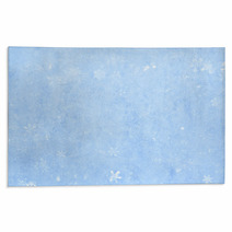 Blue Sparkling Snow Background. Rugs 57742899