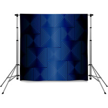 blue squares on a black background Backdrops 51659249