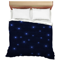 Blue Stars Background Bedding 71142506