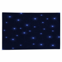 Blue Stars Background Rugs 71142506