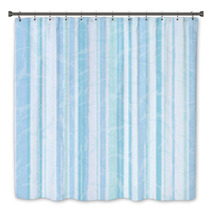 Blue striped paper background Bath Decor 62201762