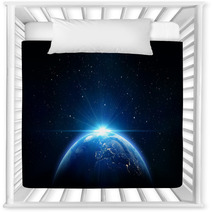 Blue Sunrise, View Of Earth From Space Nursery Decor 56219271