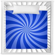 Blue Swirl Design Background Nursery Decor 70047677
