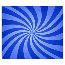 Blue Swirl Design Background Rugs 70047677