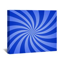 Blue Swirl Design Background Wall Art 70047677
