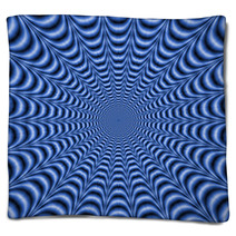 Blue Web Blankets 56833581