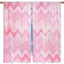 Blurred Wave Line, Colorful Abstract Background. Window Curtains 71175293