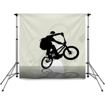 Bmx Cyclist Backdrops 45785411
