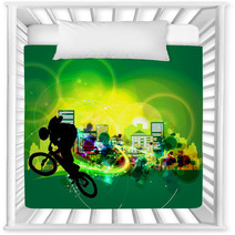 BMX Cyclist Nursery Decor 45667717