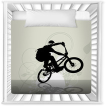 Bmx Cyclist Nursery Decor 45785411
