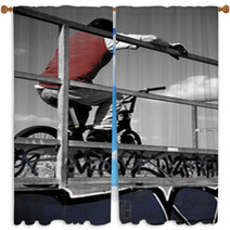 Bmx Skatepark Window Curtains 161706
