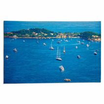 Boats In Nice City Bay Rugs 68251042