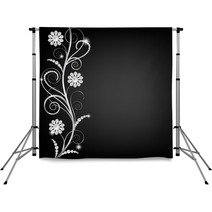 Border With Pearls Backdrops 68370068