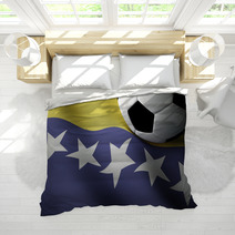 Bosnia Herzegovina Flag, Football Bedding 65192610