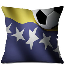 Bosnia Herzegovina Flag, Football Pillows 65192610