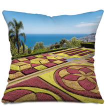 Botanical Garden Of Funchal At Madeira Island, Portugal Pillows 64795813