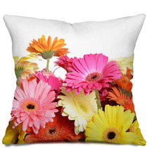 Bouquet  Gerbera Flower Pillows 55949374