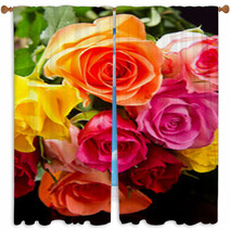 Bouquet Rose Window Curtains 51941333