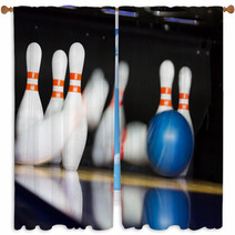 Bowling Action Window Curtains 51120907