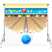 Bowling Alley Backdrops 63105758