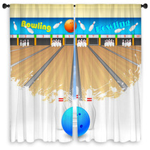 Bowling Alley Window Curtains 63105758