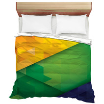 Brazil Color Geometry Vector Background Bedding 64167453