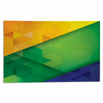 Brazil Color Geometry Vector Background Rugs 64167453