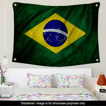 Brazil Flag Wall Art 65534455