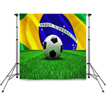 Brazil Soccer Ball Backdrops 65276313