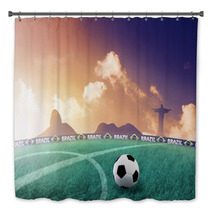 Brazil World Cup Sunset Bath Decor 62530926