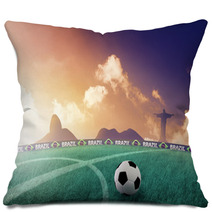 Brazil World Cup Sunset Pillows 62530926