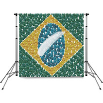 Brazilian Flag Backdrops 1007030