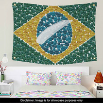 Brazilian Flag Wall Art 1007030