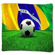 Brazilian Football Blankets 65276478