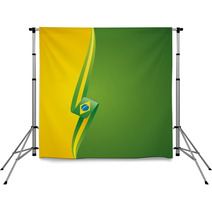 Brazilian Left Side Yellow Color Brochure Cover Vector Backdrops 49254298