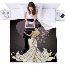 Bride And Fiance Blankets 35841777