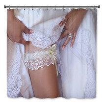 Bride Leg With Garter Bath Decor 51354190