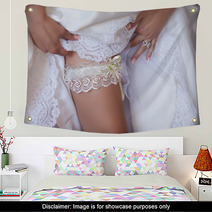 Bride Leg With Garter Wall Art 51354190