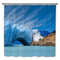 Bridge Of Ice In Perito Moreno Glacier. Bath Decor 12106622