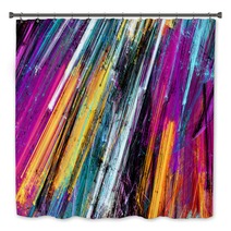 Bright Artistic Splashes Abstract Painting Color Texture Modern Futuristic Pattern Multicolor Dynamic Background Fractal Artwork For Creative Graphic Design Bath Decor 234039293
